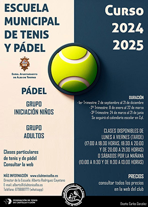 Cartel Escuela   2024   pádel p