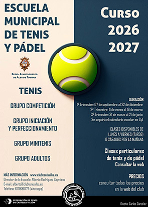 Cartel Escuela   2026   tenis   p
